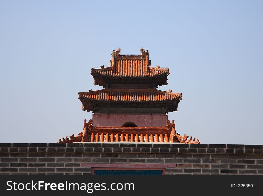 The Soul Tower of Emperor's Mather in the Eastern Qing Tombs