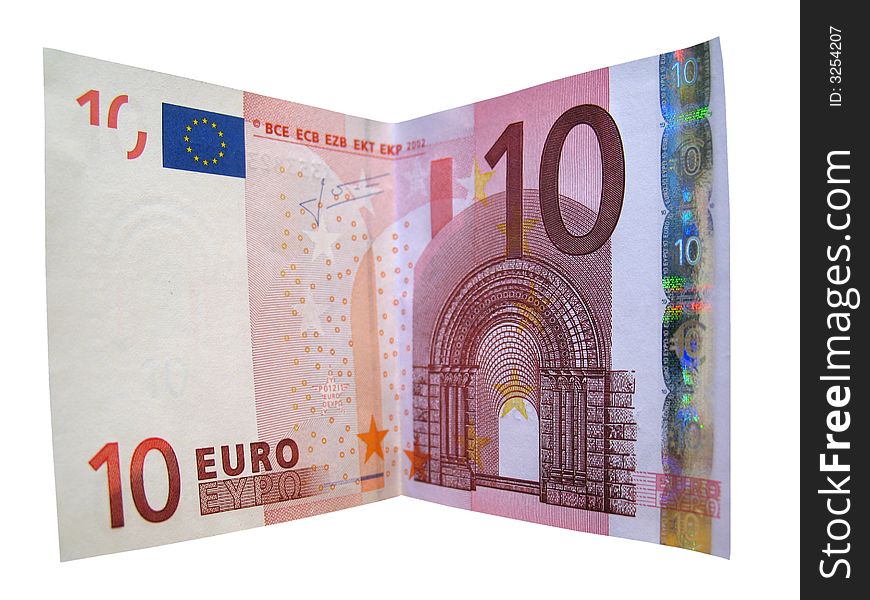 Currency Euro isolated, object over white, with absolutely white a background, for designer. Currency Euro isolated, object over white, with absolutely white a background, for designer
