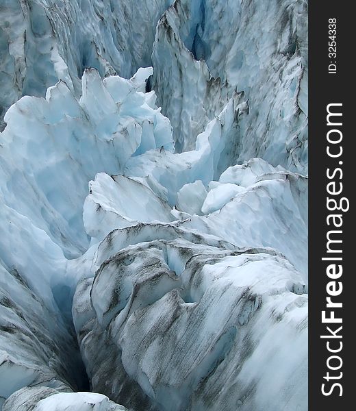 Cracks in the Glacier Ice