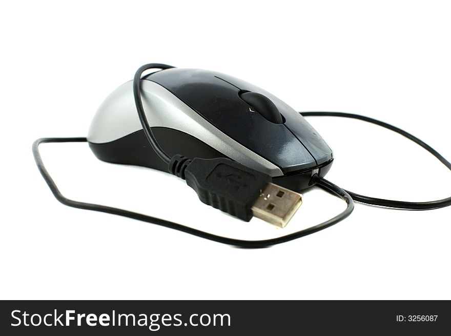 Optical notebook wheel mouse with usb cable. Optical notebook wheel mouse with usb cable