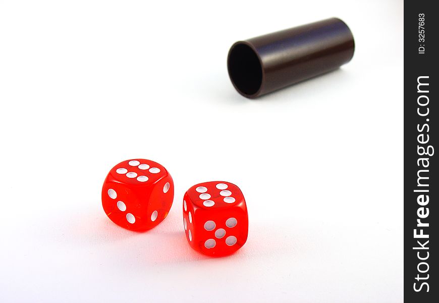 Dice and shaker