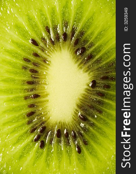 Close up of fresh kiwi slice texture background. Close up of fresh kiwi slice texture background
