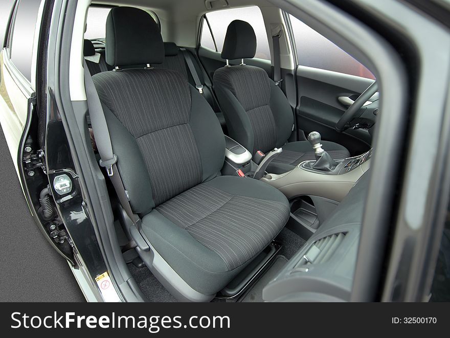 Front seats of a modern car