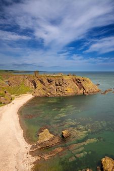 Dunnottar Castle, Aberdeenshire, Scotland Royalty Free Stock Photography Dunnottar Castle, Aberdeenshire, Scotland Royalty Free Stock Photography