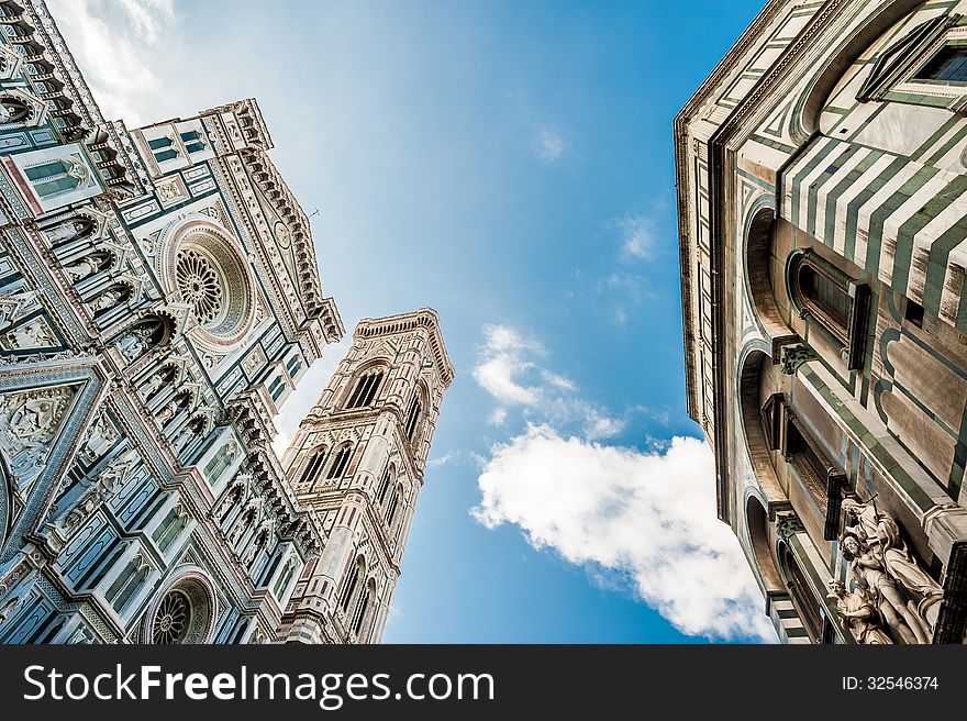 Florence cathedral and baptistery