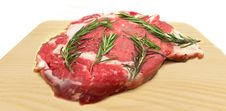 Fresh Raw Beef On Cutting Board Stock Photo