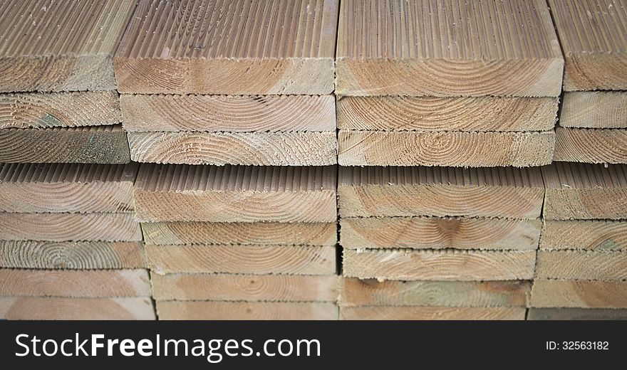 Ship timber - shaped wood cargo