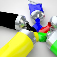 Color Tubes Royalty Free Stock Photo