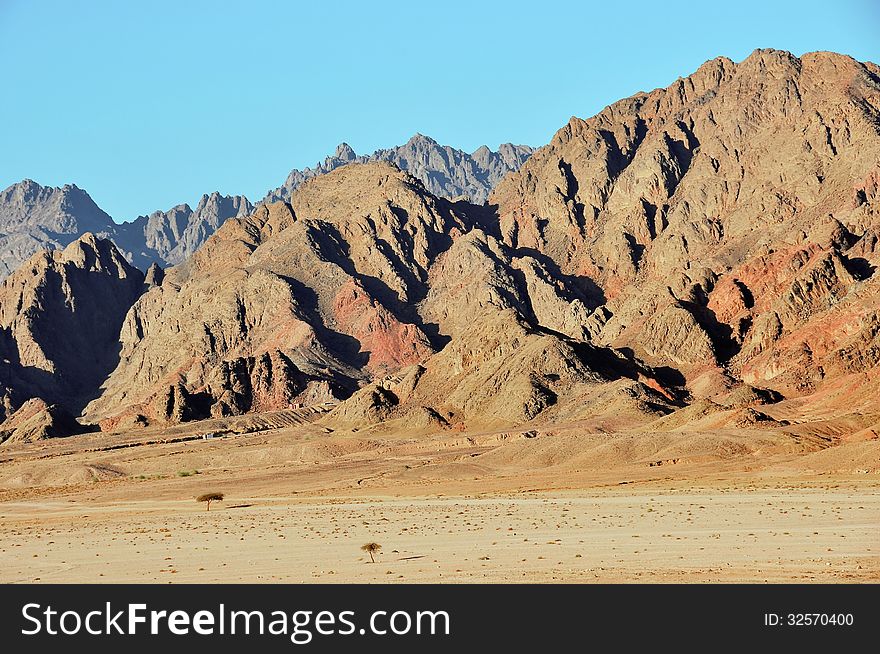 Egypt, the mountains of the Sinai desert