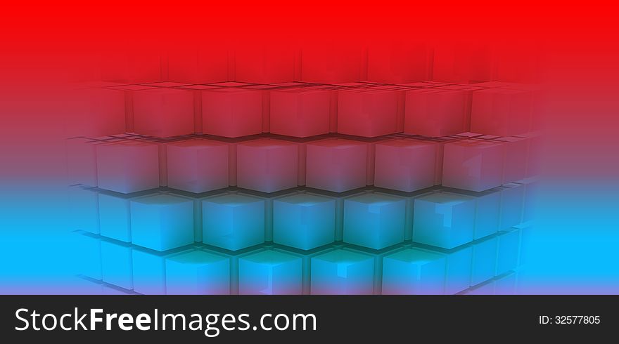 Abstract background with cubes, futuristic concept. Abstract background with cubes, futuristic concept