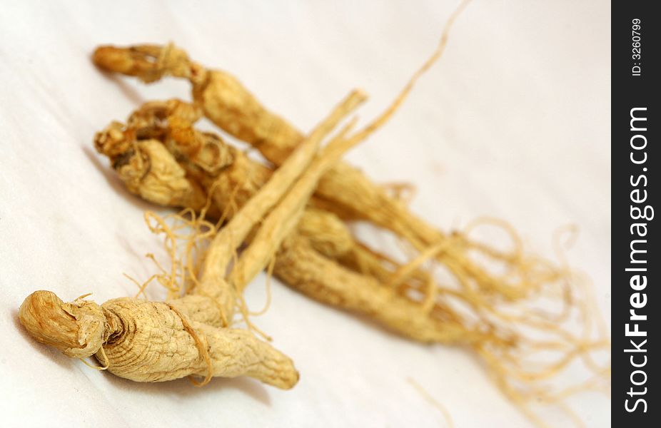 Gin Seng, a famous chinese herbs for strong body.