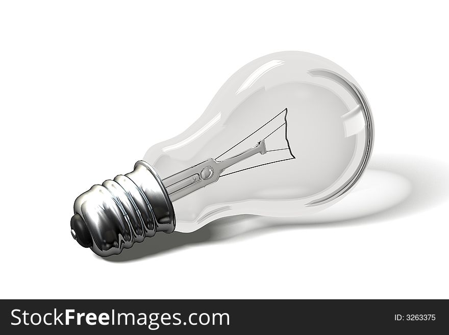 Bulb isolated on white background