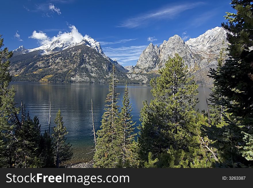 Grand Teton NP after First Snow