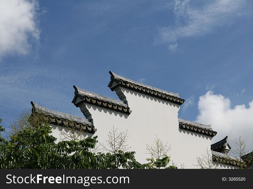 Shashan village dongqian lake ningbo
tradditional chinese architecture vocation sky