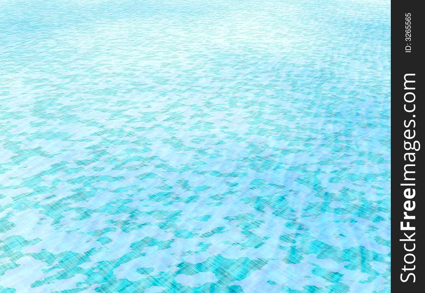 Beautiful aquamarine background. Fractal image