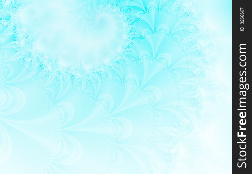 Beautiful wintry background.Fractal image
