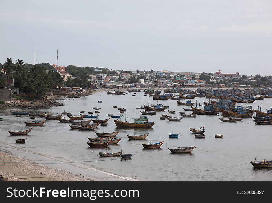 Fishing Boats On The Ocean