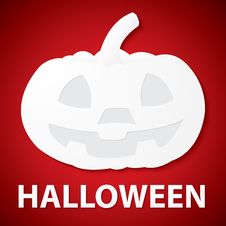 Pumpkin Halloween Paper Royalty Free Stock Photography Pumpkin Halloween Paper Royalty Free Stock Photography