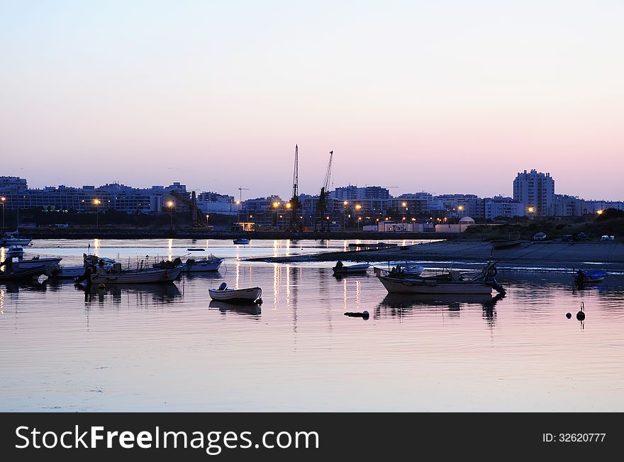 Ferragudo at Dusk, Algarve