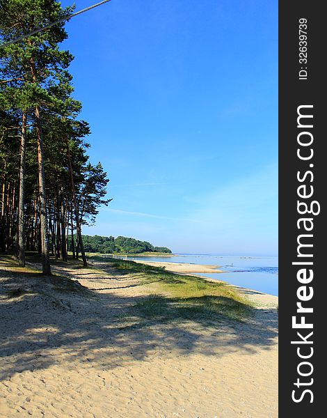 Baltic sea coast of Summer. Baltic sea coast of Summer