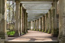 Antique Columns Corridor Stock Photos Antique Columns Corridor Stock Photos