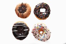 Selection Of Donuts Royalty Free Stock Images Selection Of Donuts Royalty Free Stock Images
