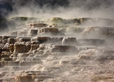The Mound, Mammoth Springs, Yellowstone Stock Image The Mound, Mammoth Springs, Yellowstone Stock Image