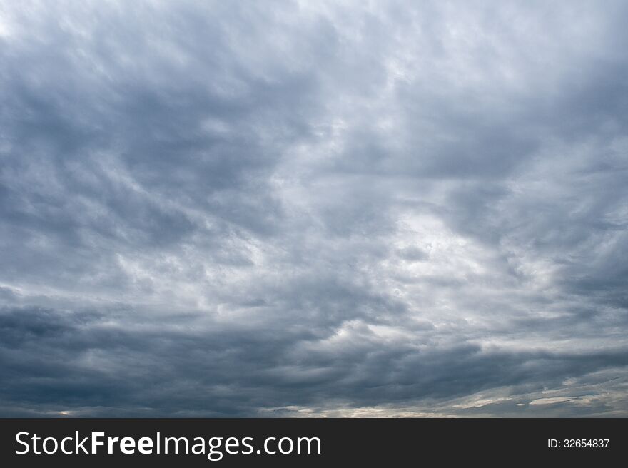 Dark storm clouds before rain. Dark storm clouds before rain