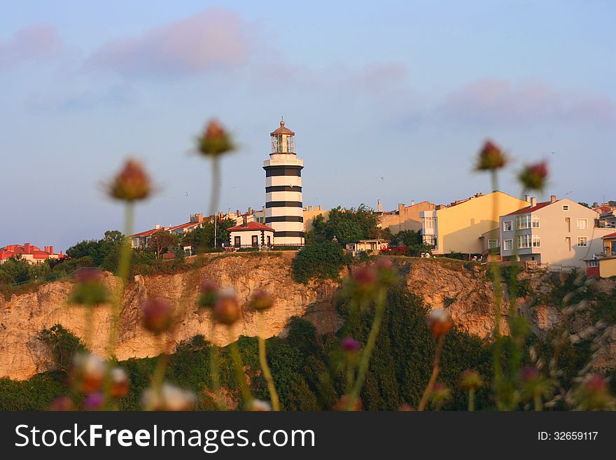 Lighthouse of Sile in Istanbul and Blacksea