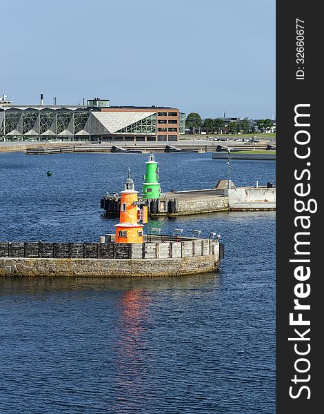 Helsingoer Harbour Entrance