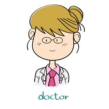 Female Doctor Cartoon Stock Photo Female Doctor Cartoon Stock Photo