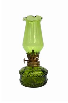 Glass Lamp Green Stock Images