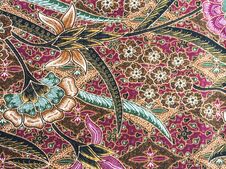 Beautiful Batik Pattern Stock Images