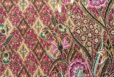 Beautiful Batik Pattern Royalty Free Stock Photos