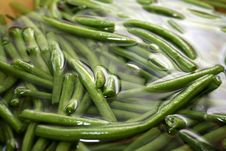 Green Bean In Soak Royalty Free Stock Photo Green Bean In Soak Royalty Free Stock Photo