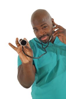 Friendly Nurse Royalty Free Stock Photography Friendly Nurse Royalty Free Stock Photography