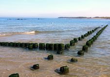 Breakwater Royalty Free Stock Photo