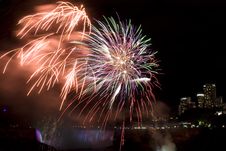 Lit Firework Royalty Free Stock Photo Lit Firework Royalty Free Stock Photo