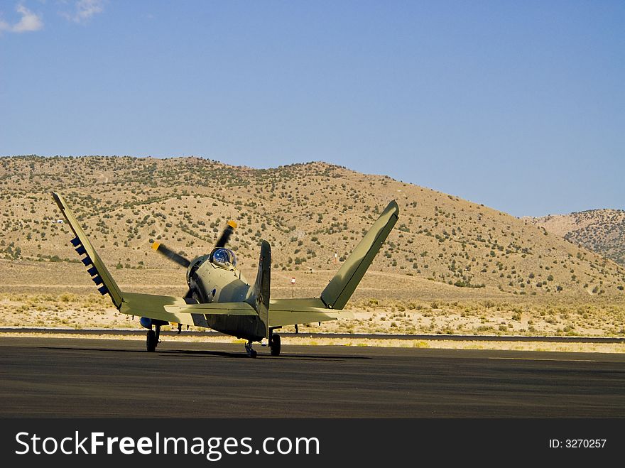 Warbird On The Runway