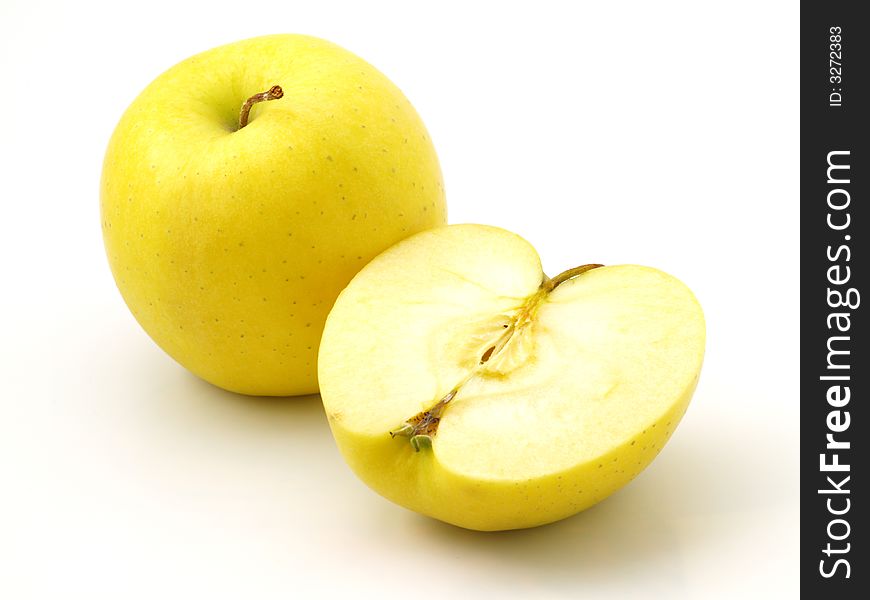 Two Yellow Apples