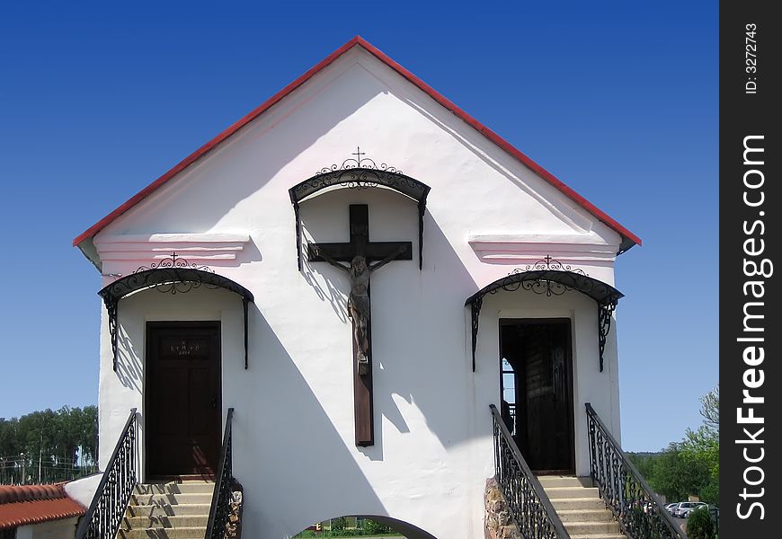 Chapel at Mosar abbey in Belarus. Chapel at Mosar abbey in Belarus.