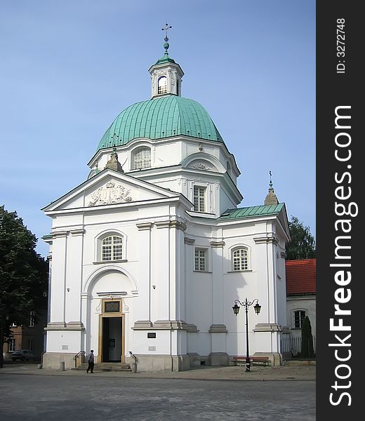 One of the churches in polish capital. One of the churches in polish capital.