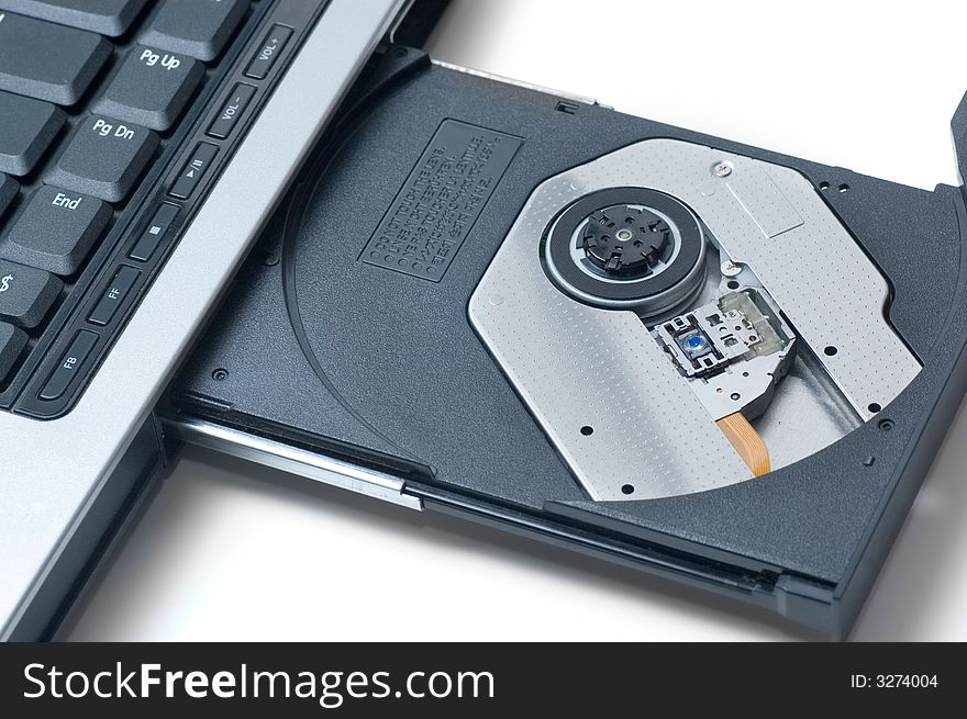 Open CD-ROM Drive On A Laptop