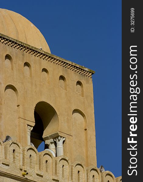 The big mosque in Kairouan, the fourth holy city in the world