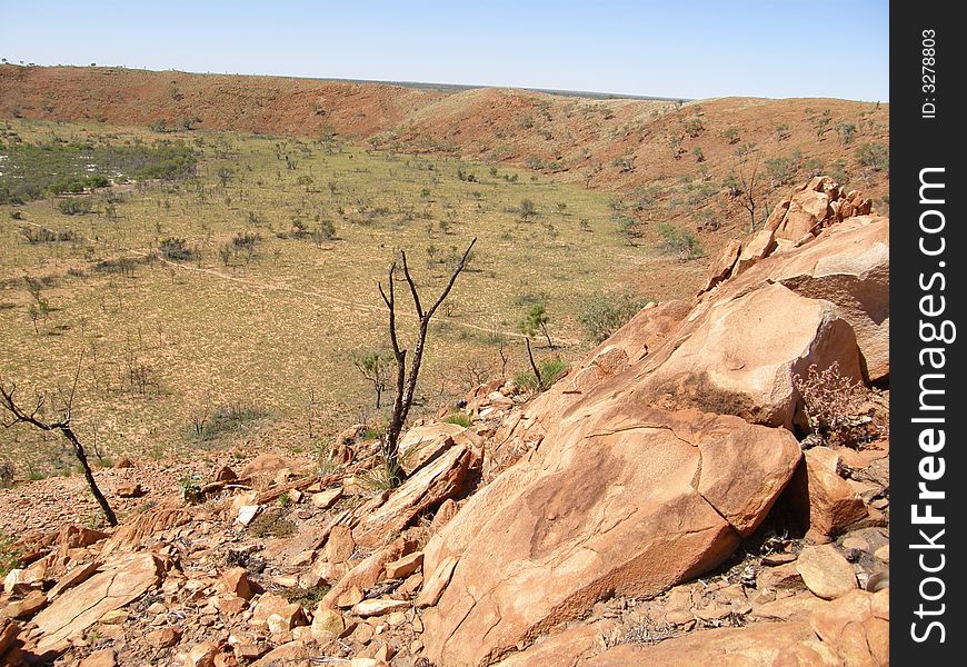 Wolfe creek meteorite crater