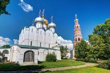Smolensky Cathedral In Novodevichy Convent In Moscow Royalty Free Stock Photography