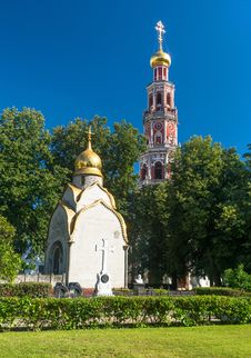 Inside The Novodevichy Convent In Moscow Royalty Free Stock Photo