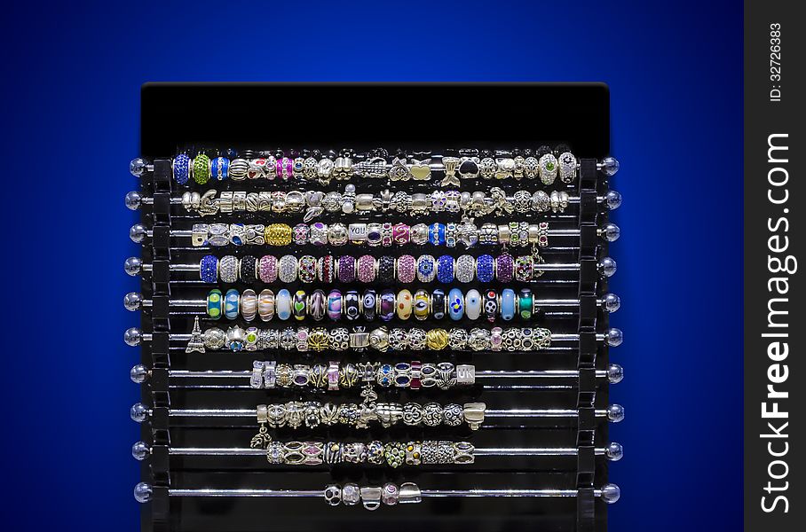 Jewellery Elements On Showcase