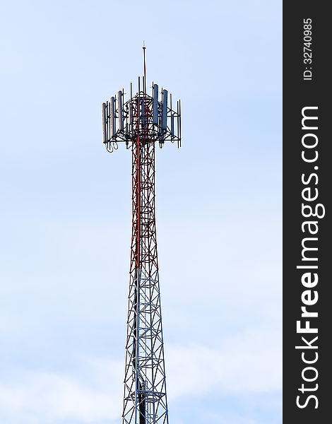 Telecommunication tower service to mobile users. Telecommunication tower service to mobile users.