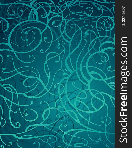 Motton Blue Abstract Ornament Background
